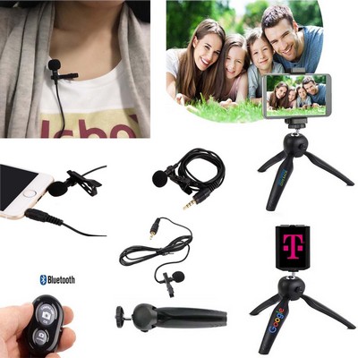 iBank ® Microphone+Tripod+Bluetooth Shutter Bundle for Smartphones